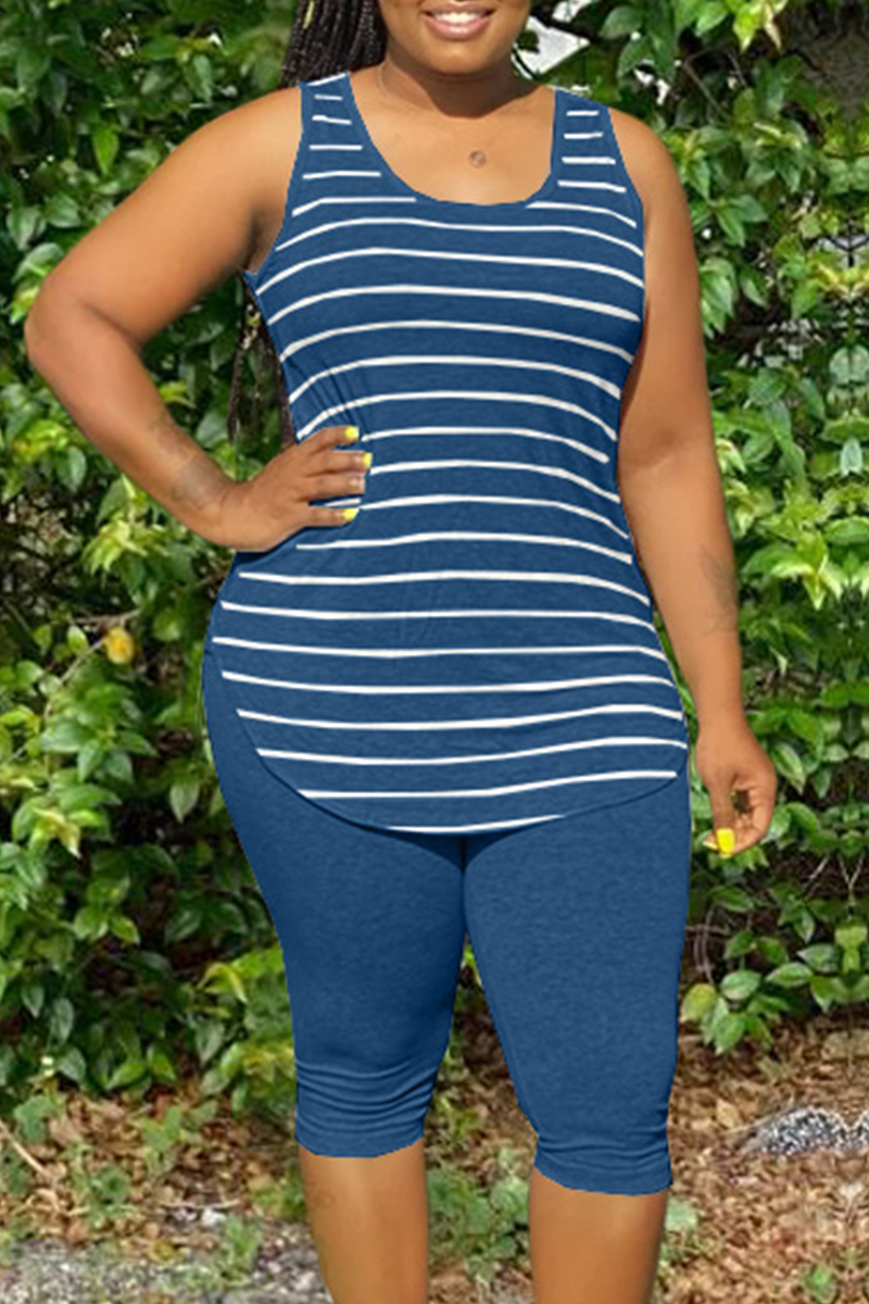 THE "LINE IT UP" CAPRI SHORTS SET