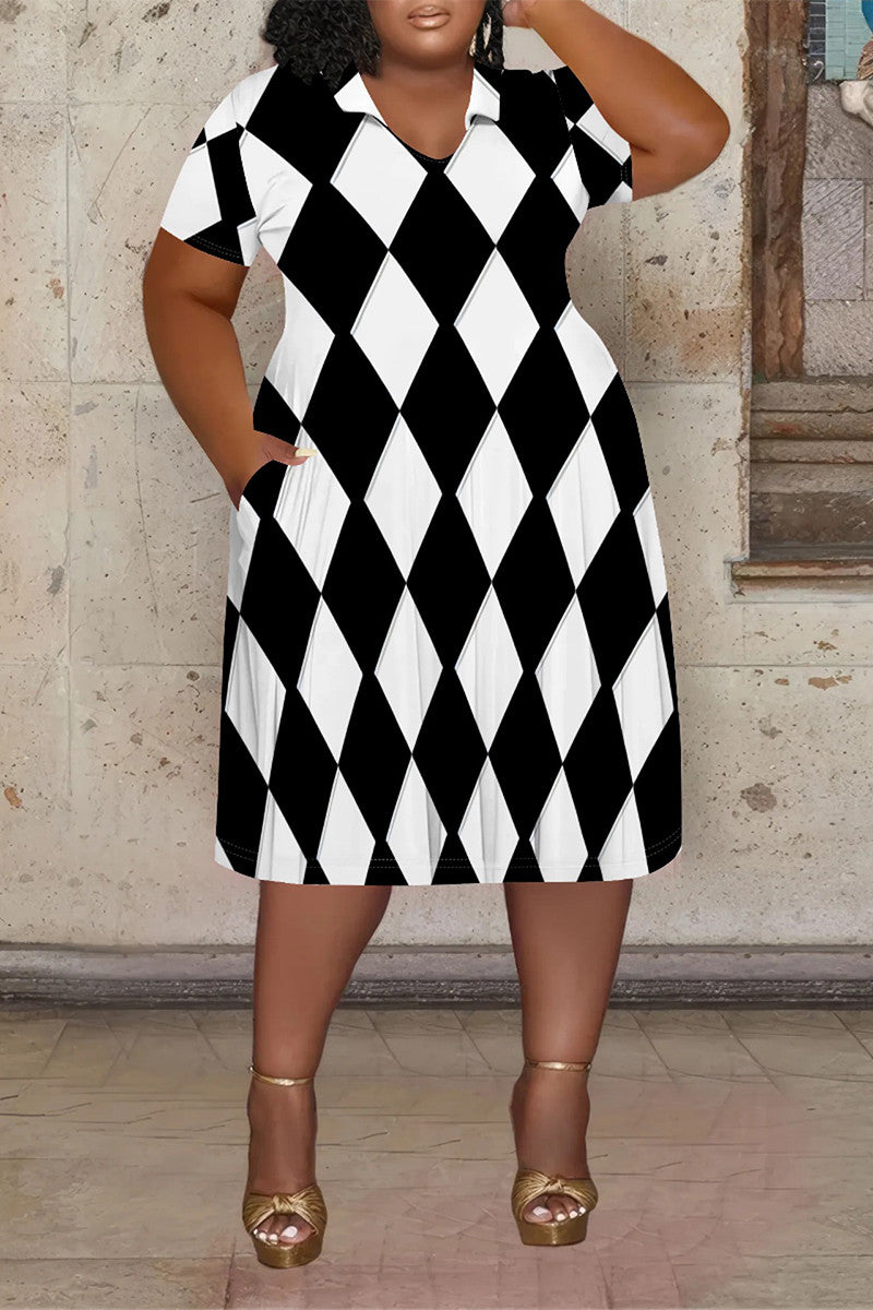 THE "PAINTED TRIBUTE" MIDI DRESS