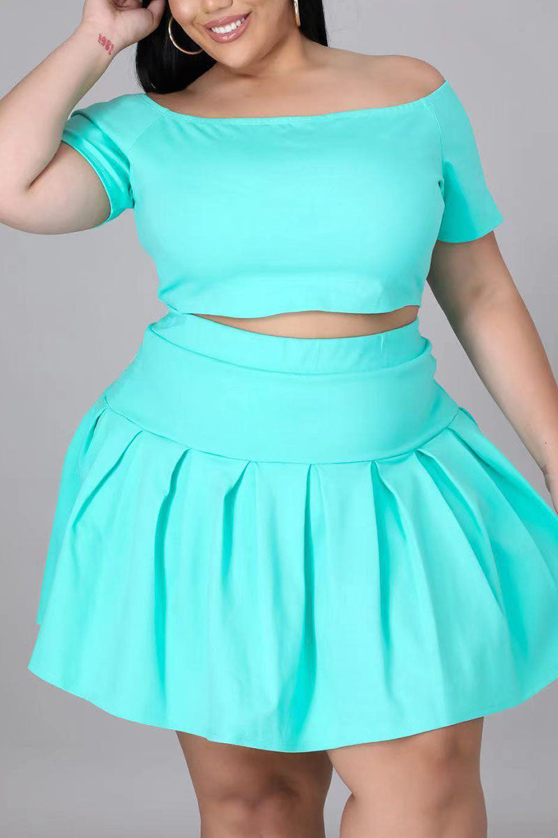 THE "TENNIS COURT" SKIRT SET