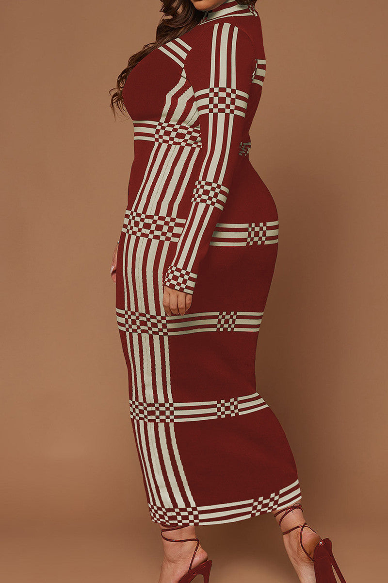 THE "STRIPS AND STRIPES" MAXI DRESS