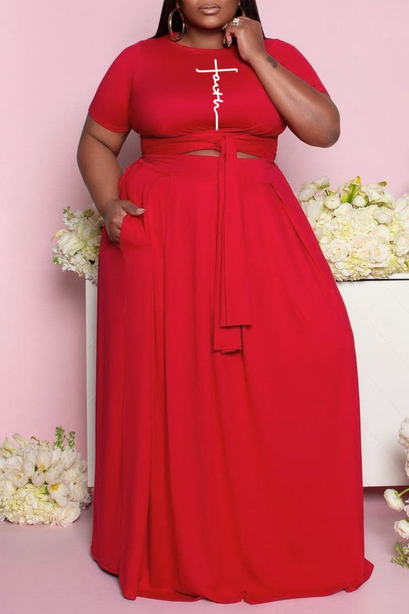 THE "COLOR OF FAITH" SKIRT SET