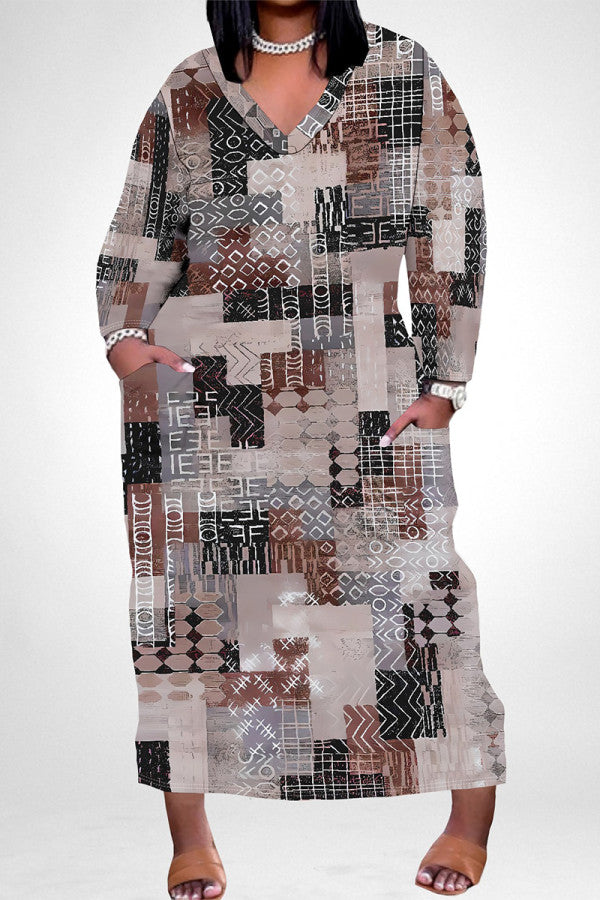 THE "RIDDLES TO SOLVE" MAXI DRESS