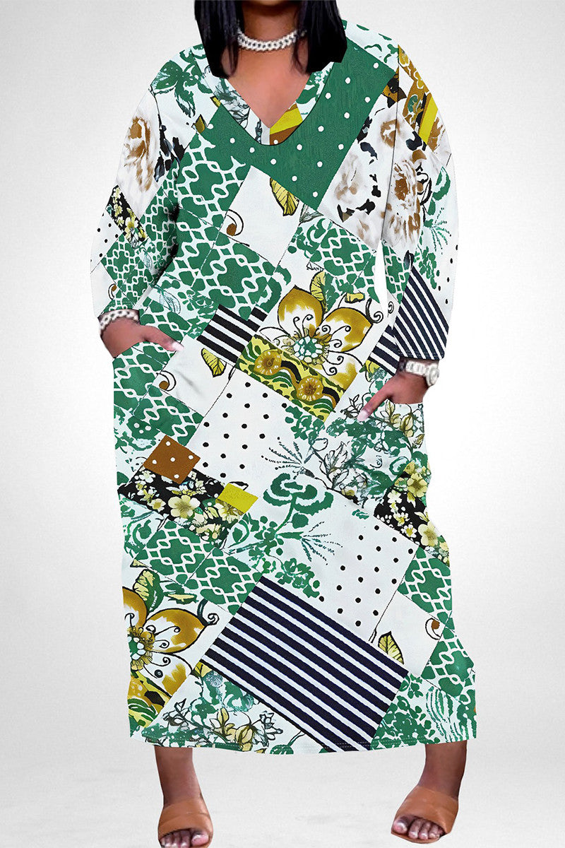 THE "FLOWER PATCH" MAXI DRESS