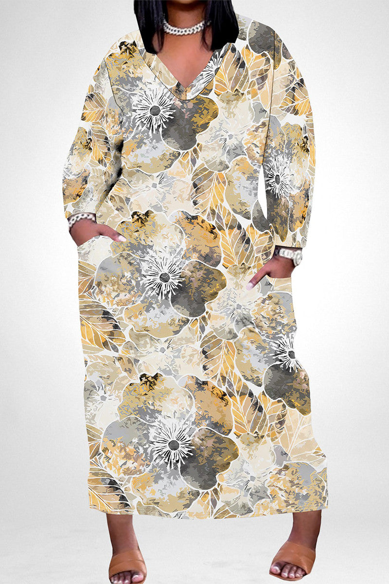 THE "FLOWER PATCH" MAXI DRESS