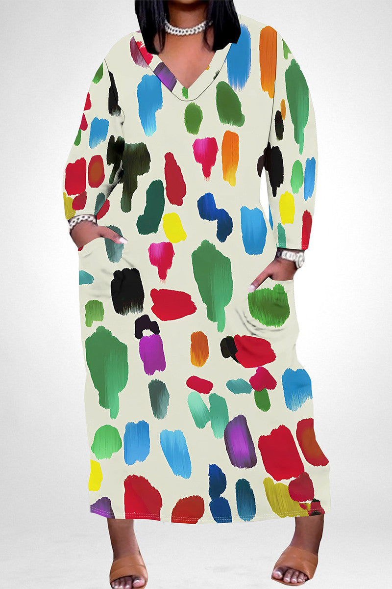 THE "RIDDLES TO SOLVE" MAXI DRESS
