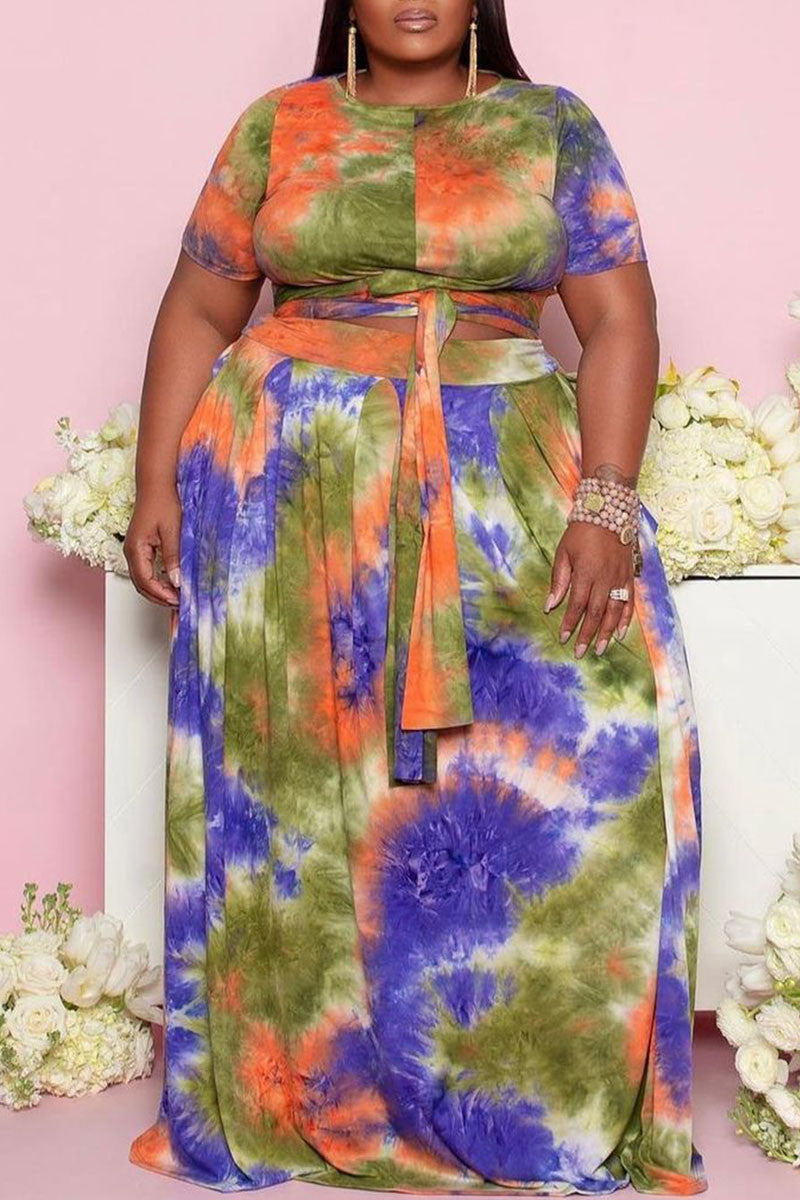 THE "TYE DYE SURPRISE" SKIRT SET