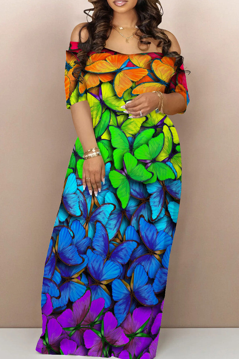 THE "BUTTERFLY LOVE" MAXI DRESS