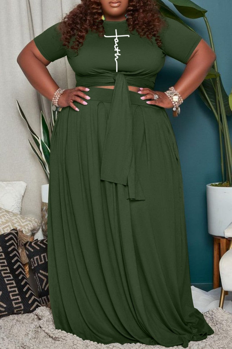 THE "COLOR OF FAITH" SKIRT SET