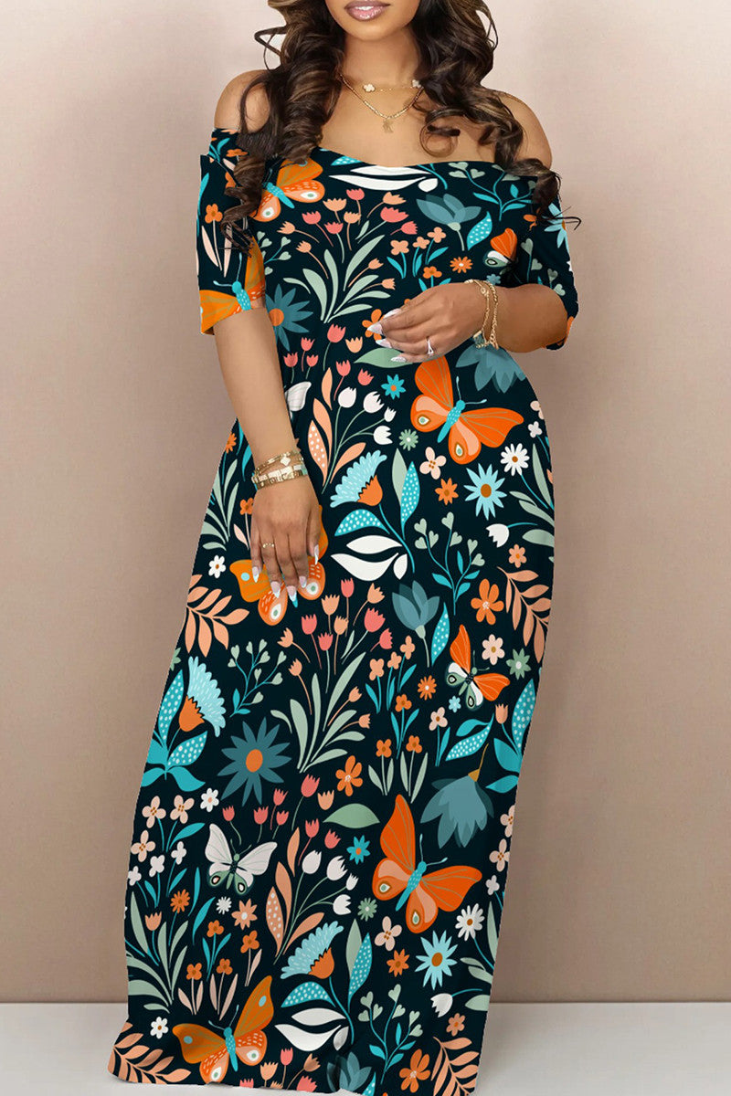 THE "BUTTERFLY LOVE" MAXI DRESS