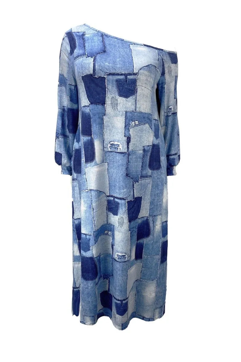 THE "JEAN AIR" MAXI DRESS