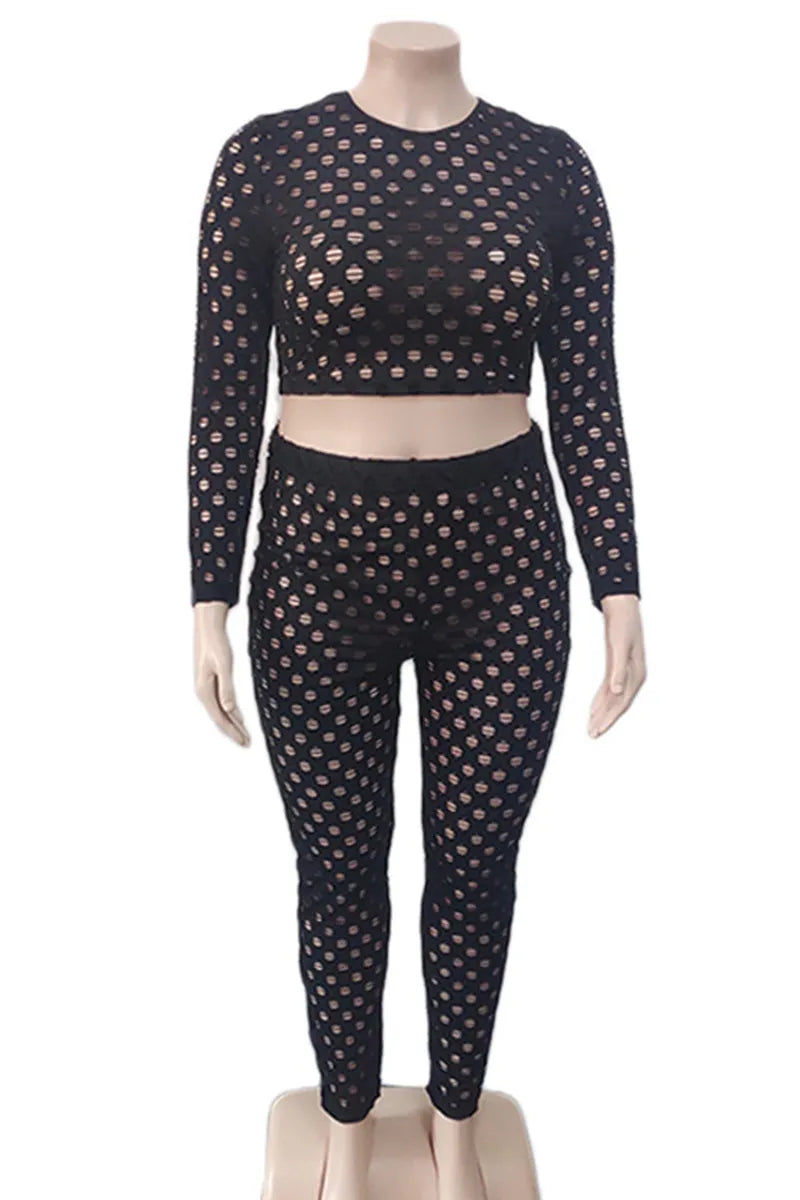 THE "MIDNIGHT TROUBLE" PANTS SET