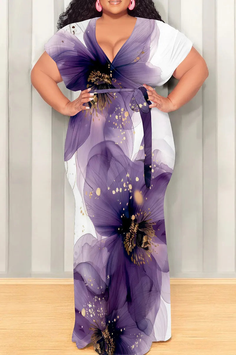 THE "LUXURY CURVE" WRAP MAXI DRESS
