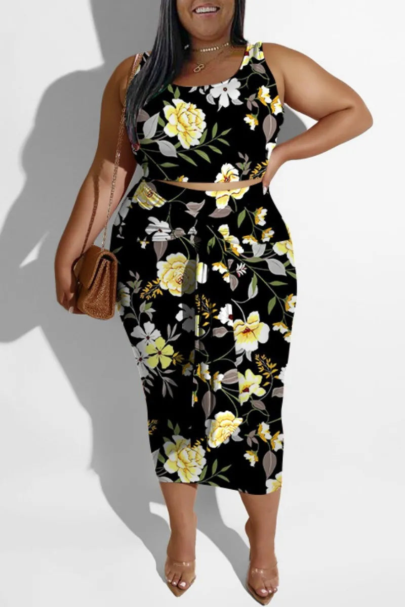THE "PULL UP PRETTY" MIDI SKIRT SET