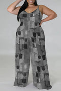 THE "CITY CHIC" PALAZZO JUMPSUIT (with matching headscarf)