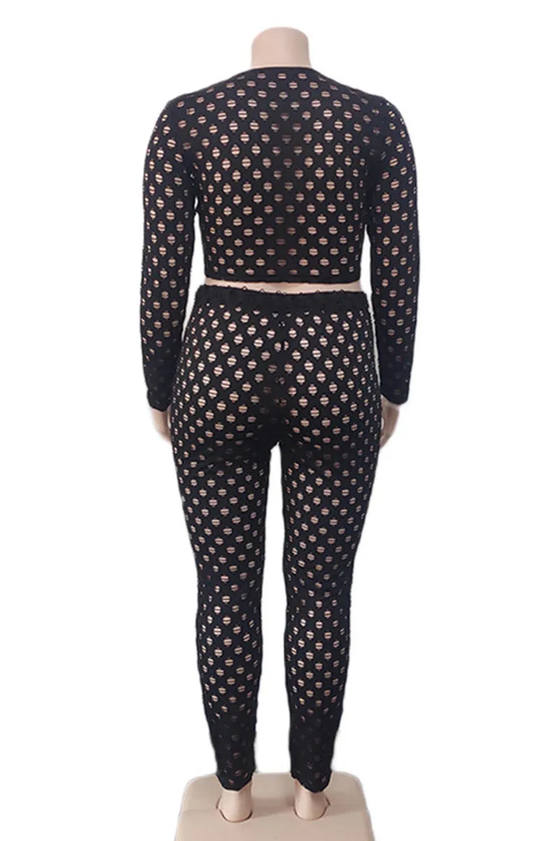THE "MIDNIGHT TROUBLE" PANTS SET