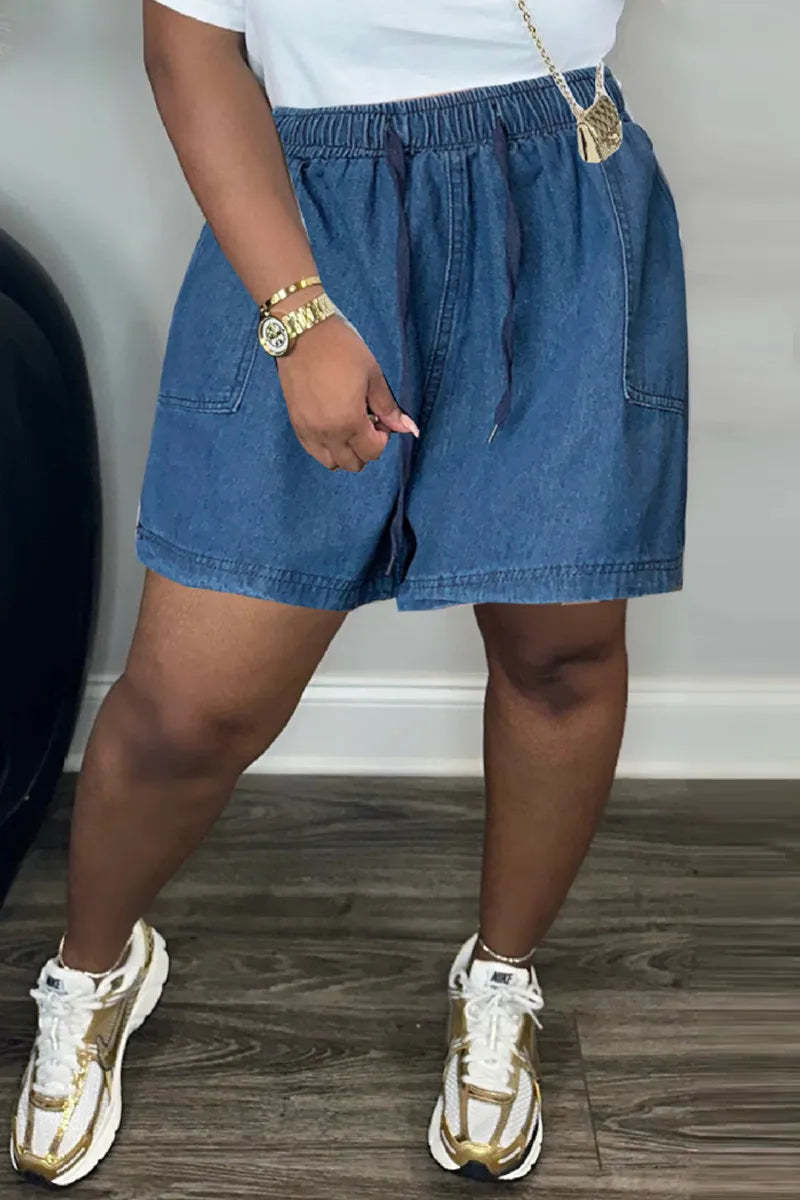 THE "EASY LIKE SUNDAY" DENIM SHORTS