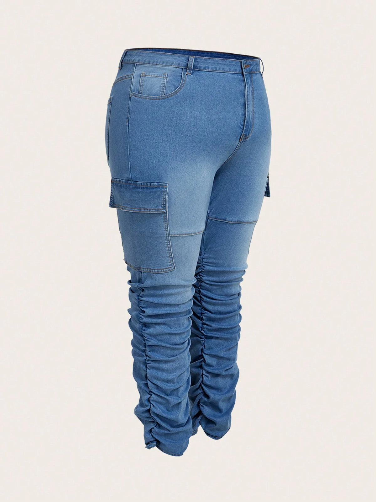 THE "STACKED UP" BLUE JEANS