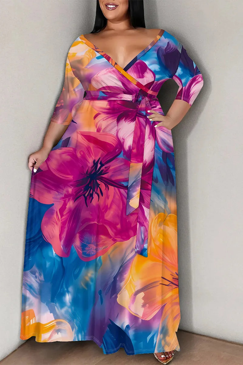 THE "POWER OF THE FLOWER" MAXI DRESS