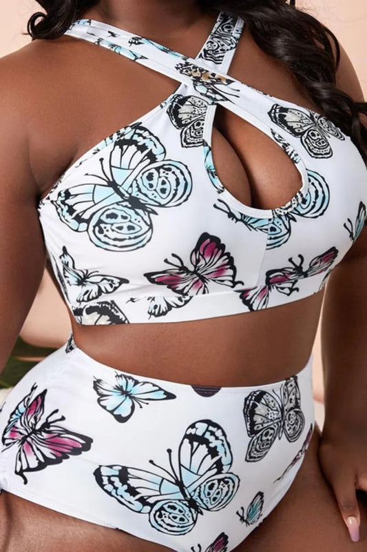 THE "FREE AS A BUTTERFLY" TANKINI SWIMSUIT