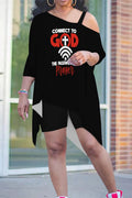 THE "WIFI STRONG, FAITH STRONGER" SHORTS SET