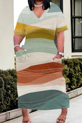 THE "GREEN HORIZONS" MAXI DRESS