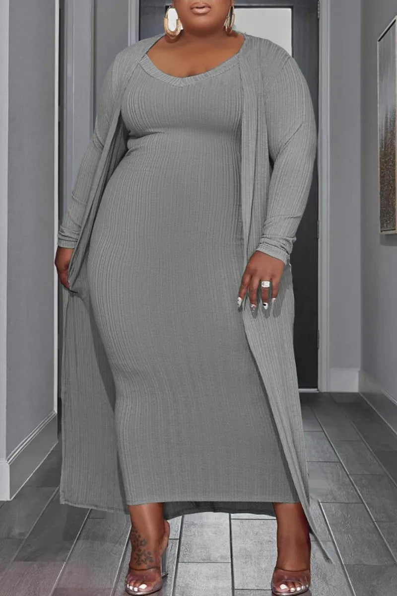 THE "GRAY AREA" MAXI DRESS