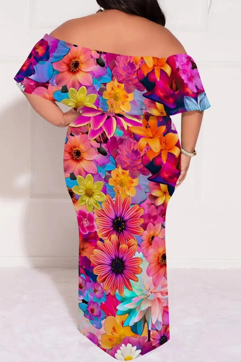 THE "PETALS & POWER" MAXI DRESS