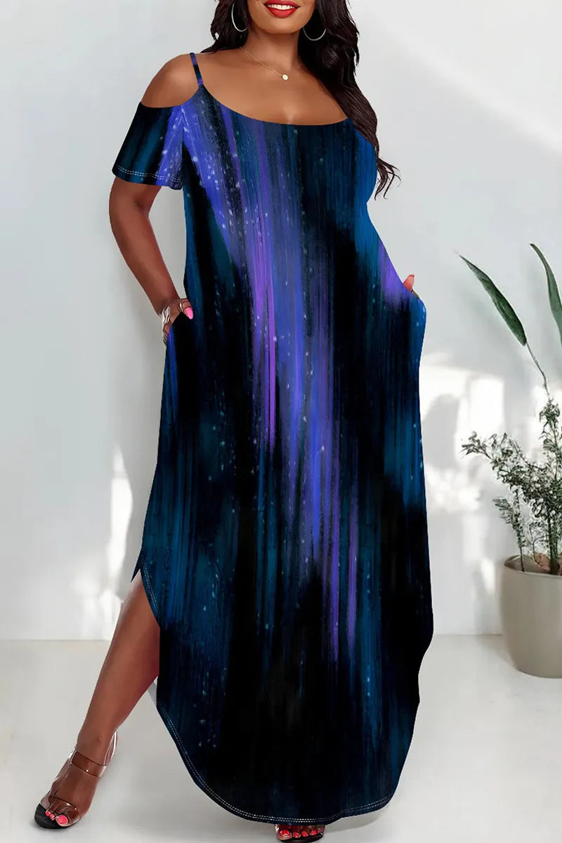 THE "PAINT THE TOWN" MAXI DRESS