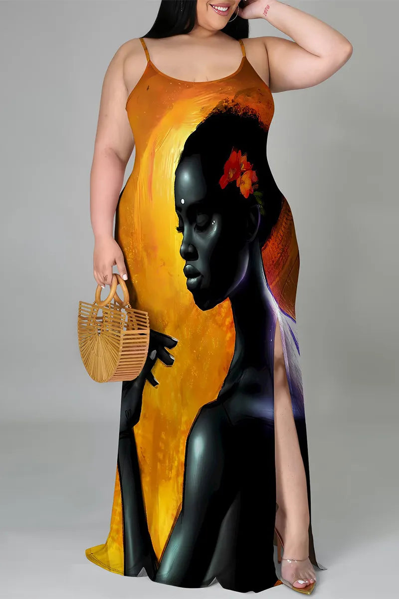 THE "CANVAS of a QUEEN" MAXI DRESS