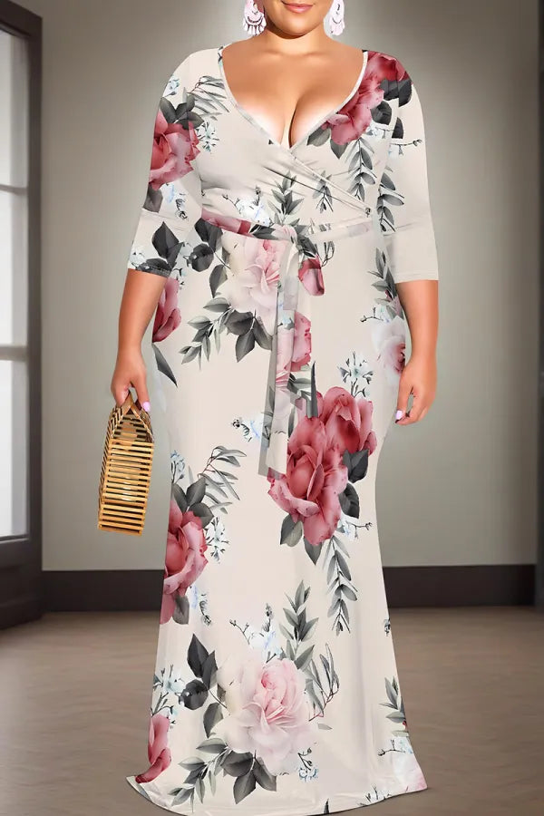 THE "MIDNIGHT GARDEN" MAXI DRESS