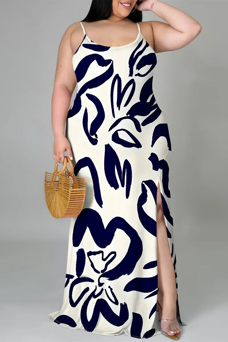 THE "HIBISCUS HEAT" MAXI DRESS