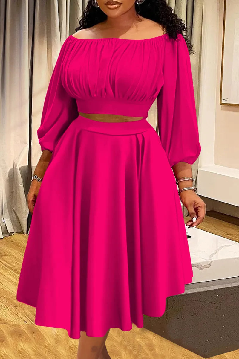 THE "SPIN THE BLOCK" SKIRT SET