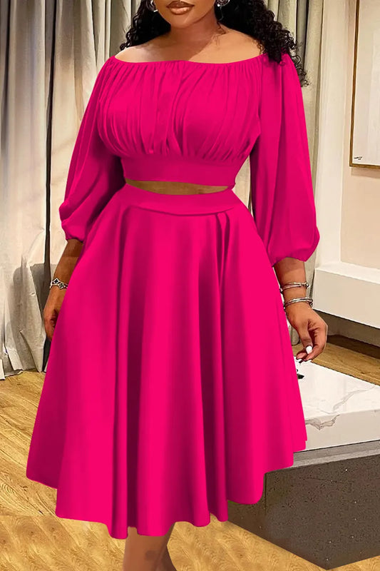 THE "SPIN THE BLOCK" SKIRT SET