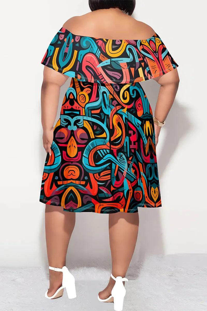 THE "SHOULDER BUSINESS" MIDI DRESS