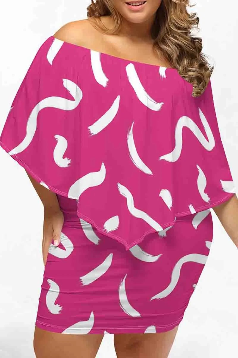 THE "ABSTRACT ATTRACTION" MINI DRESS