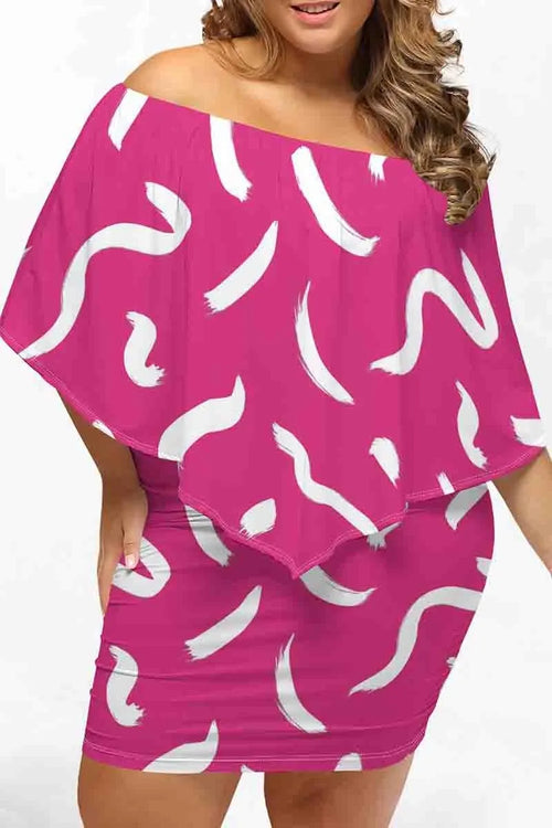 THE "ABSTRACT ATTRACTION" MINI DRESS