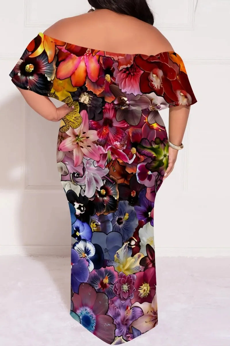 THE "PETALS & POWER" MAXI DRESS
