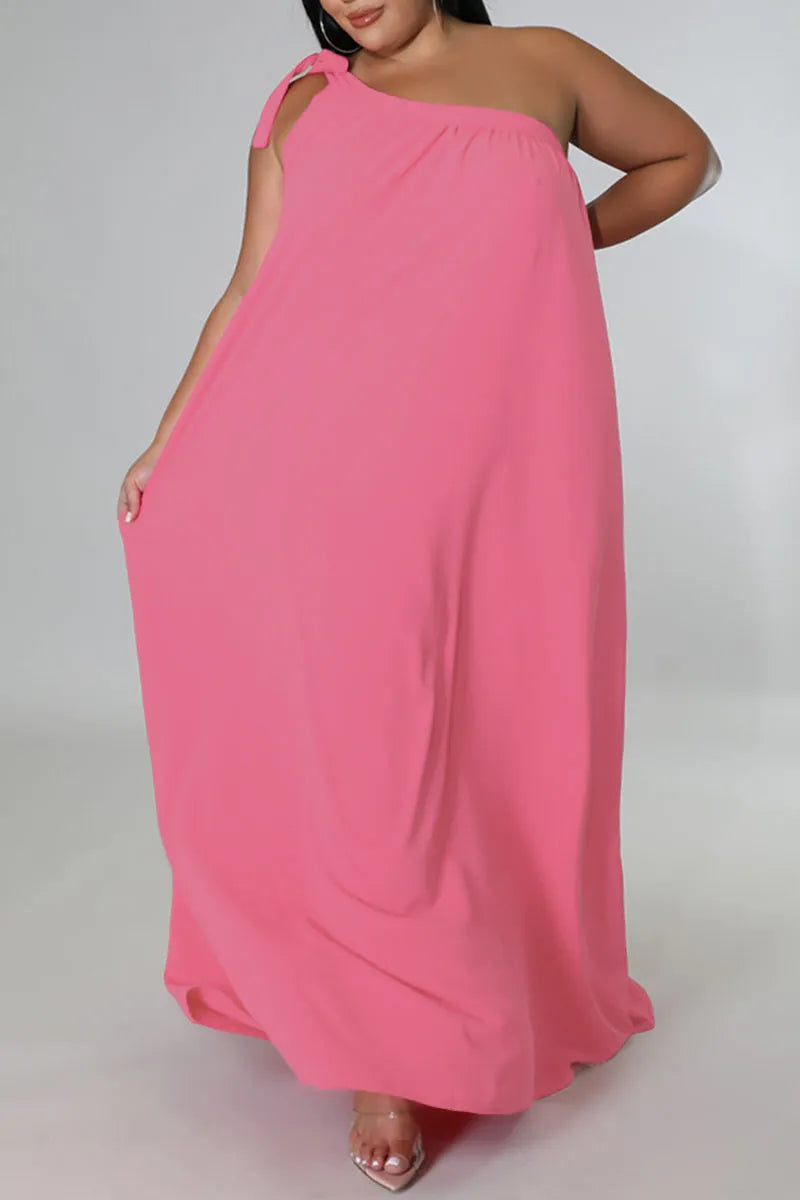 THE "UNBOTHERED & BOOKED" MAXI DRESS