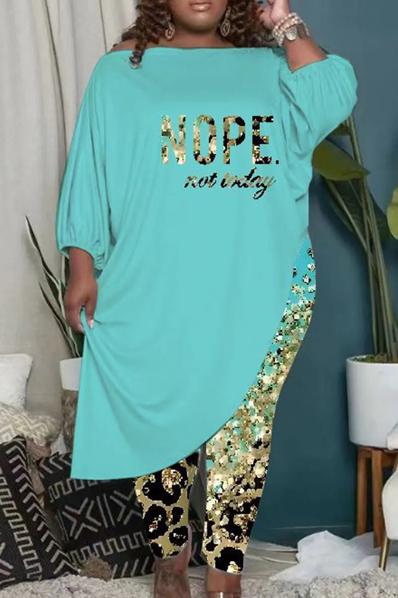 THE "NOPE NOT TODAY" PANTS SET