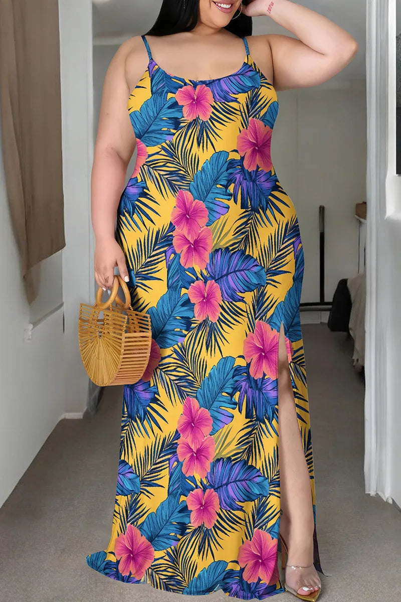 THE "TROPICAL TEMPTATION" MAXI DRESS