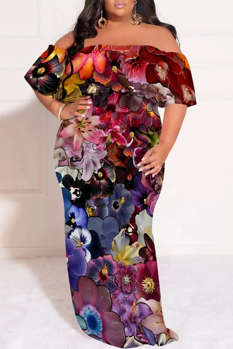 THE "PETALS & POWER" MAXI DRESS