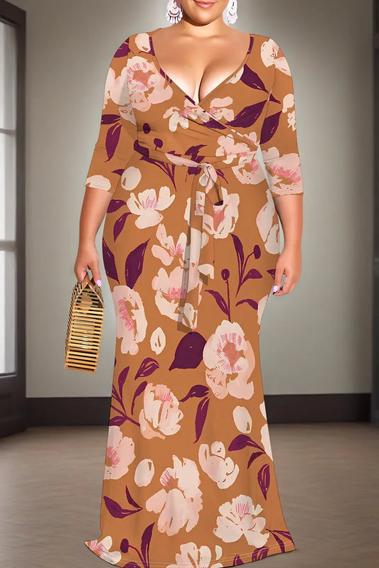 THE "FLOWER POWER" MAXI DRESS
