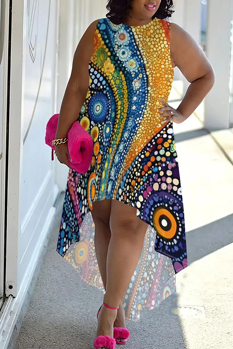 THE "ART OF CONFIDENCE" HIGH-LOW DRESS