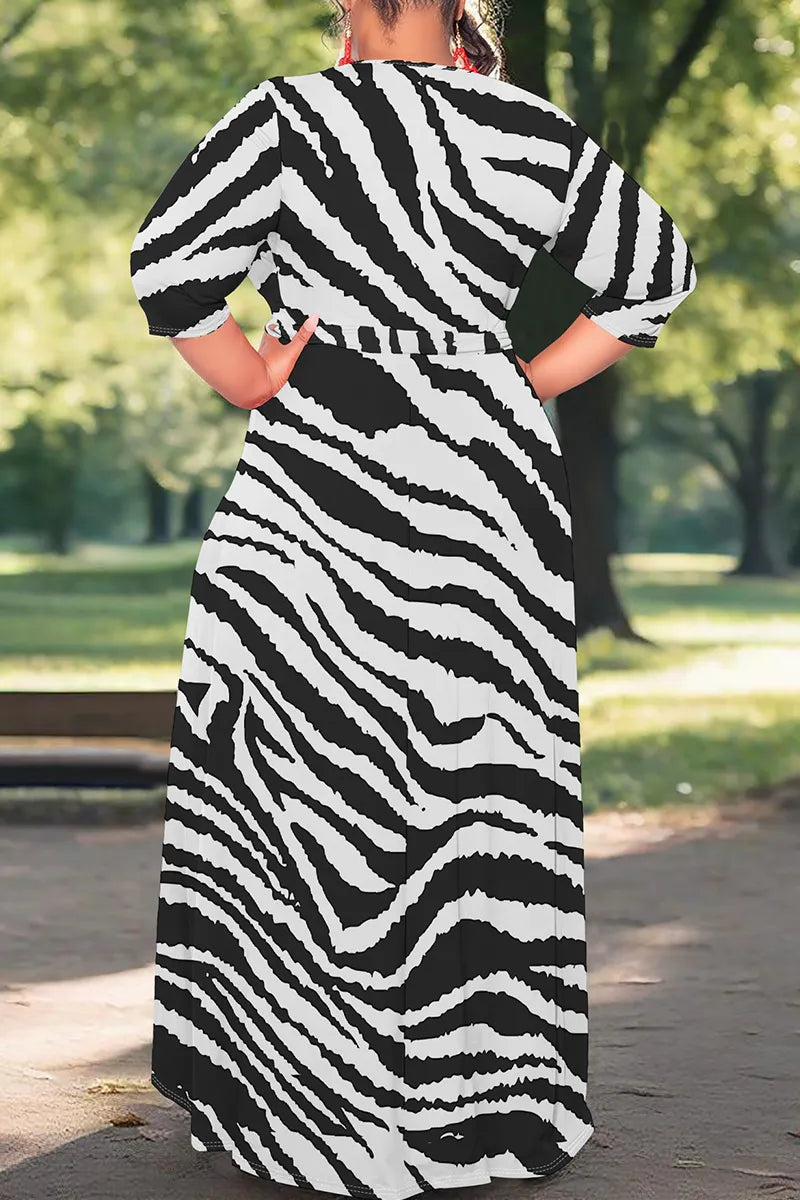 THE "MAGNOLIA AT MIDNIGHT" MAXI DRESS