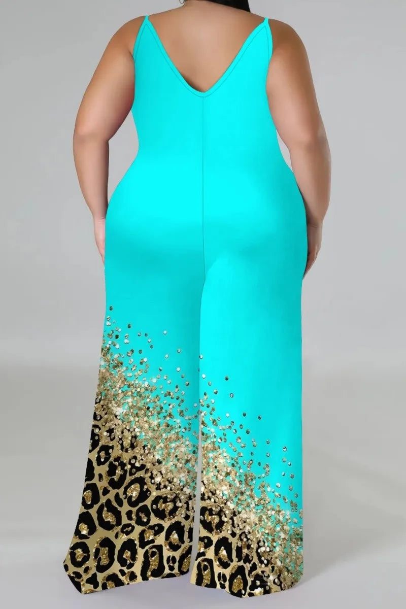 THE "SOFT LIFE, LOUD PRINTS" PALAZZO JUMPSUIT (with matching headscarf)