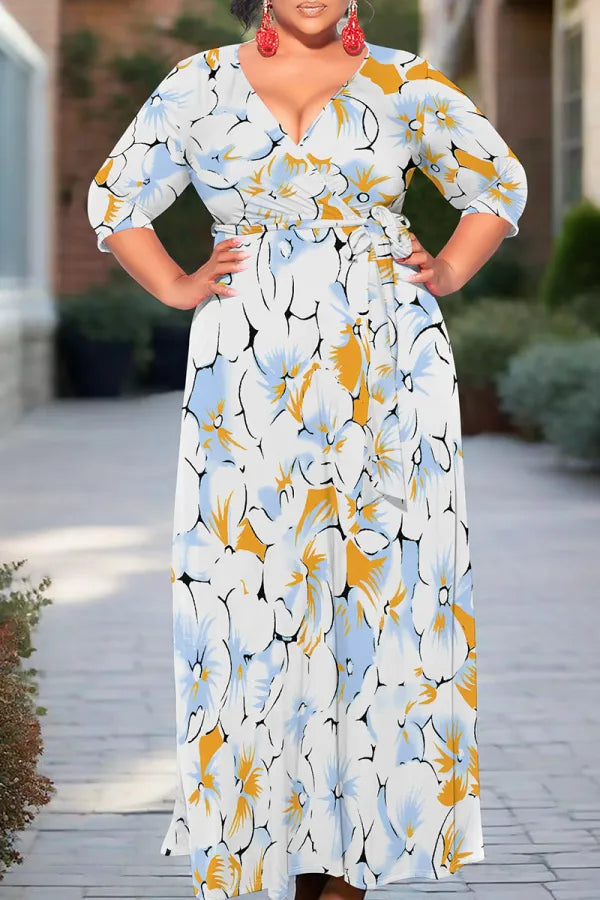 THE "MAGNOLIA AT MIDNIGHT" MAXI DRESS