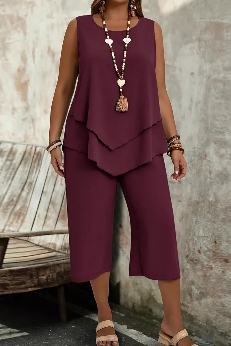 THE "GRACEFUL LAYERS" PANTS SET