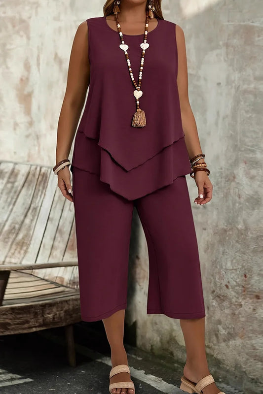 THE "GRACEFUL LAYERS" PANTS SET