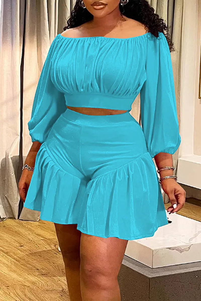 THE "PRETTY LITTLE THING" SHORTS SET