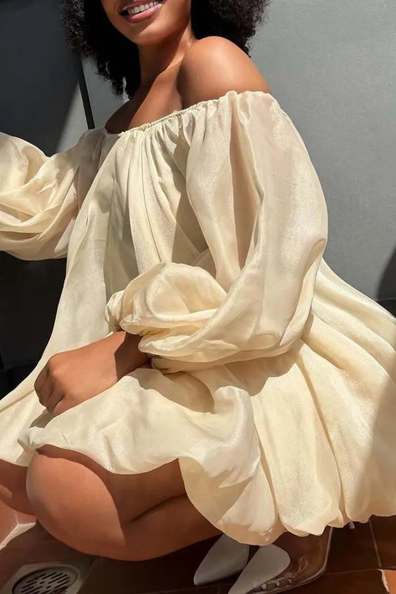 THE "BALLERINA TWIRL" MINI DRESS